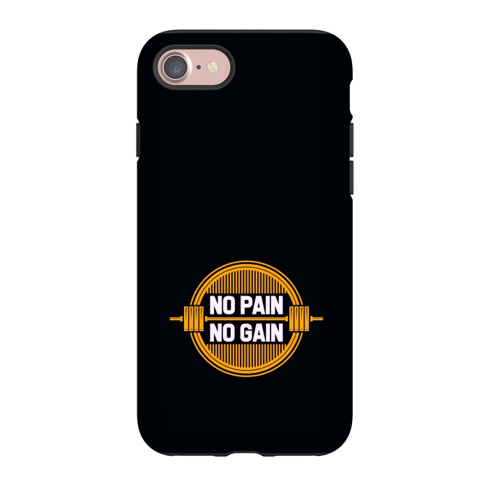 iPhone 7 StrongFit no pain no gain by TMSarts