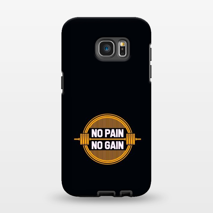 Galaxy S7 EDGE StrongFit no pain no gain by TMSarts