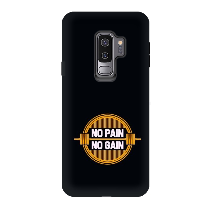 Galaxy S9 plus StrongFit no pain no gain by TMSarts