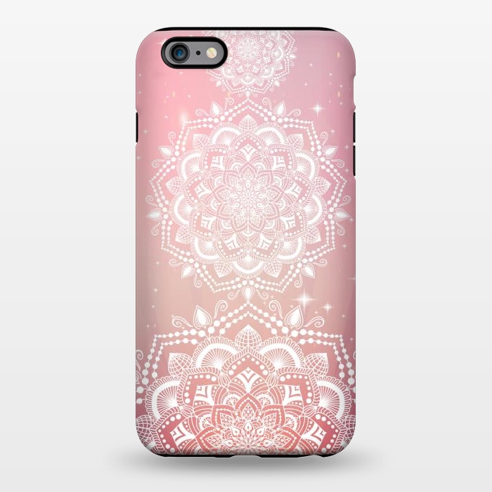 iPhone 6/6s plus StrongFit Pink flower mandalas by Jms