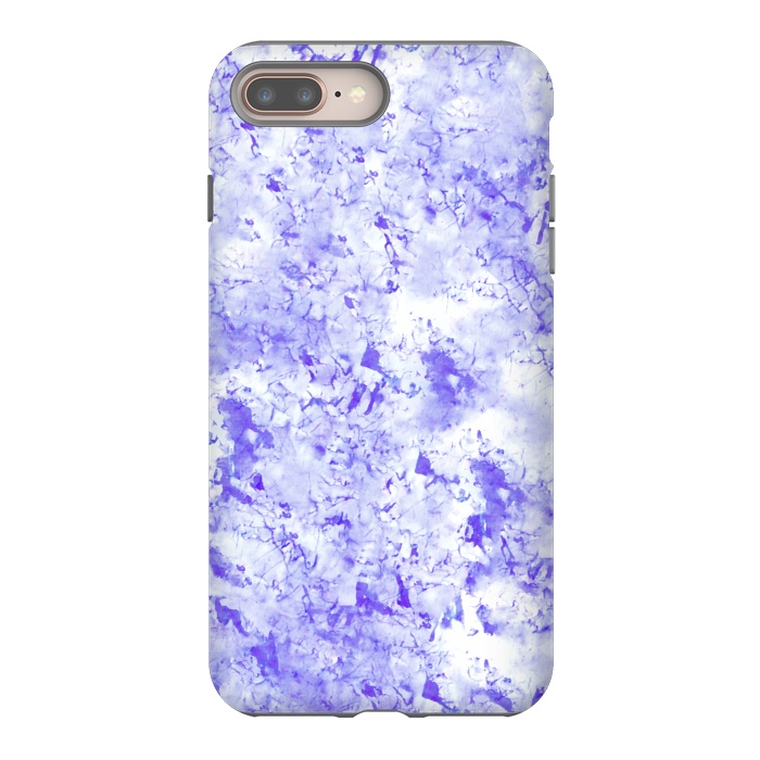 iPhone 7 plus StrongFit Light Blue Marble by Ashley Camille