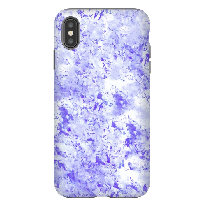 iPhone Xs Max StrongFit Light Blue Marble by Ashley Camille