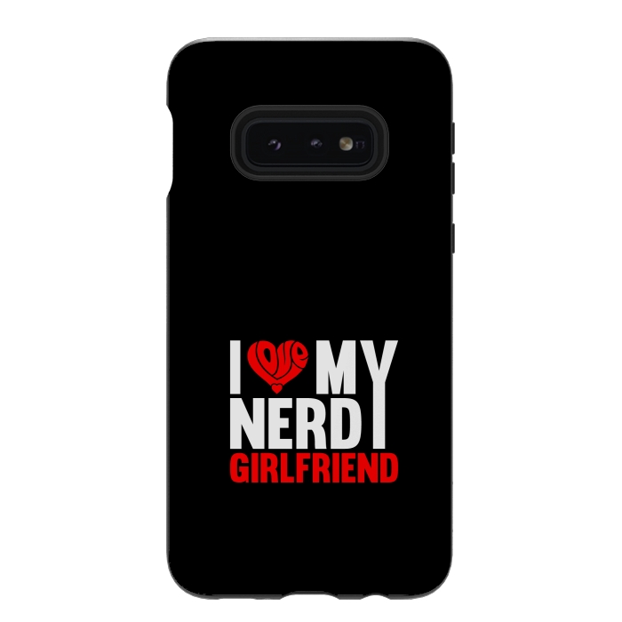 Galaxy S10e StrongFit nerdy girlfriend by TMSarts