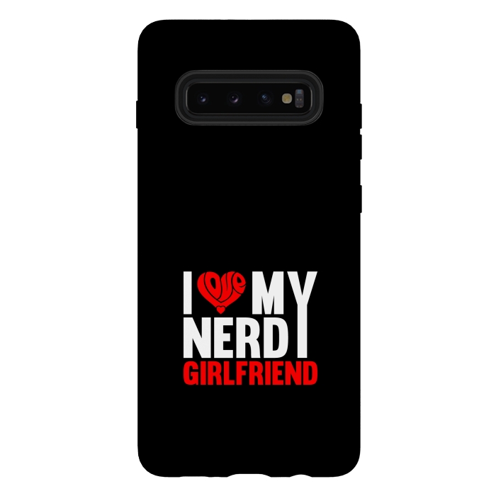 Galaxy S10 plus StrongFit nerdy girlfriend by TMSarts