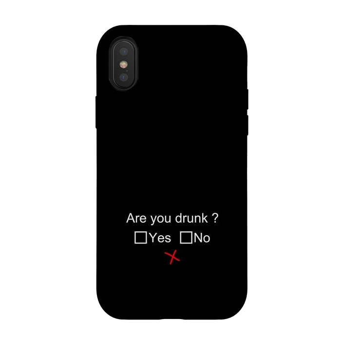 iPhone Xs / X StrongFit are you drunk by TMSarts