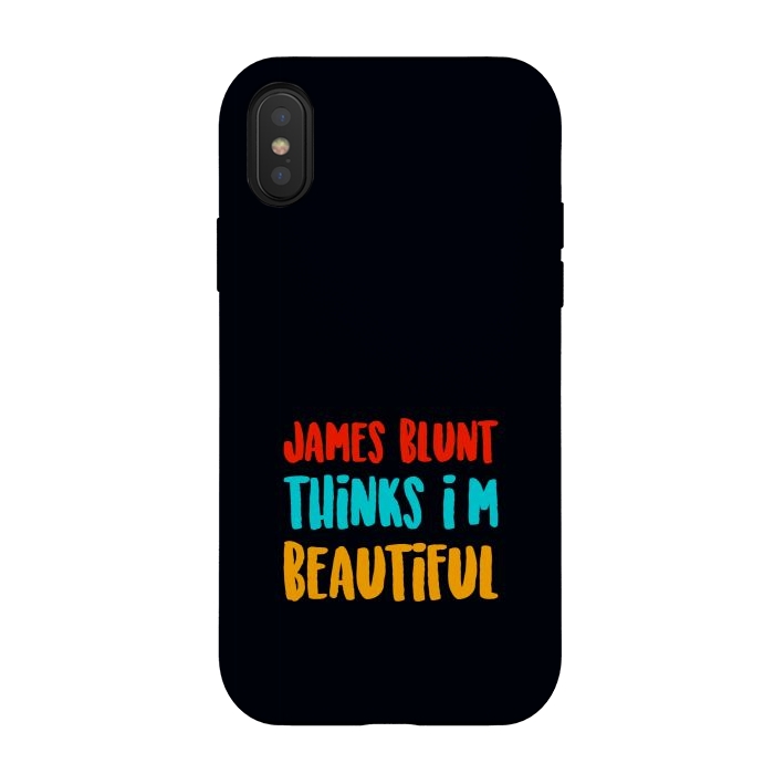 iPhone Xs / X StrongFit james blunt beautiful by TMSarts