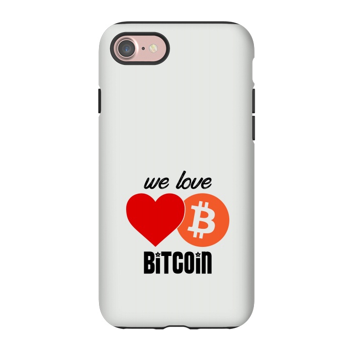 iPhone 7 StrongFit we love bitcoin by TMSarts
