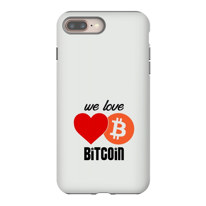 iPhone 7 plus StrongFit we love bitcoin by TMSarts