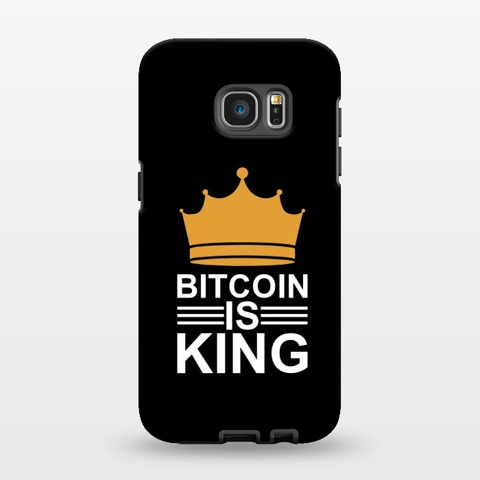 Galaxy S7 EDGE StrongFit bitcoin king by TMSarts