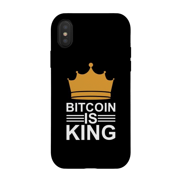 iPhone Xs / X StrongFit bitcoin king by TMSarts