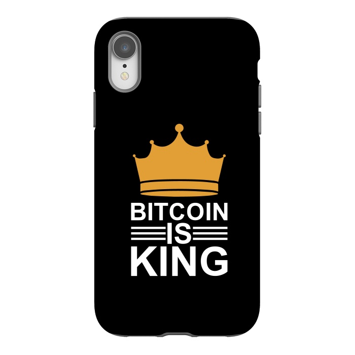 iPhone Xr StrongFit bitcoin king by TMSarts