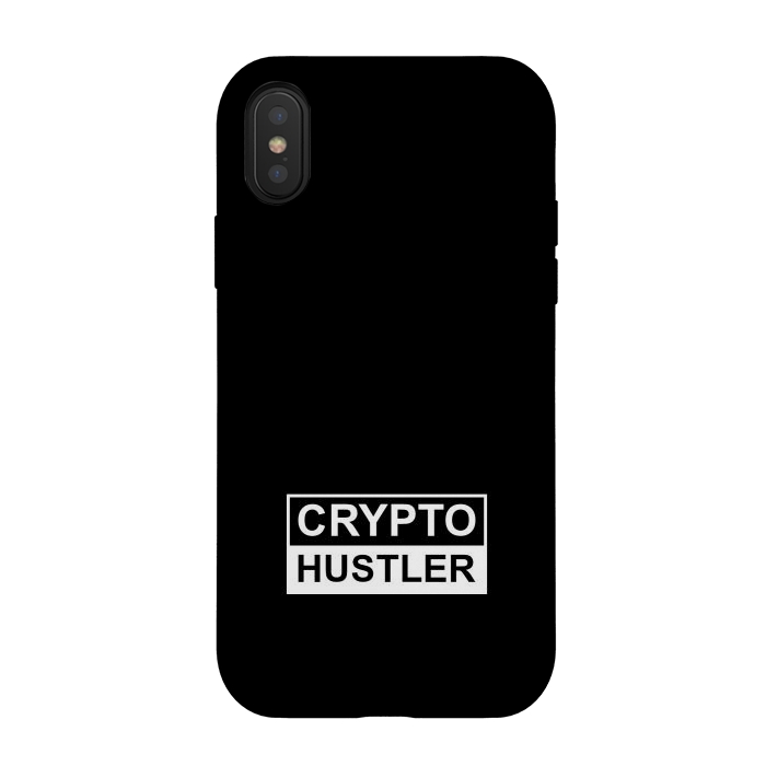 iPhone Xs / X StrongFit crypto hustler by TMSarts
