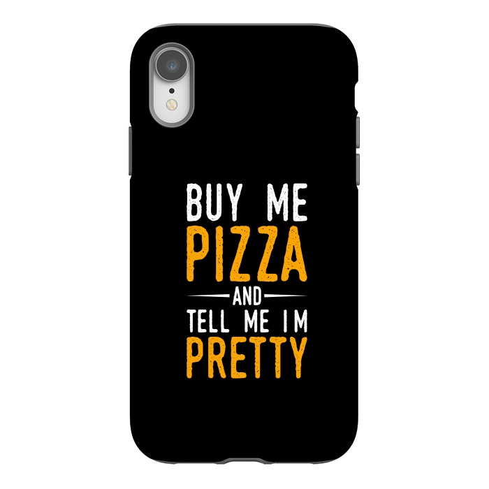 iPhone Xr StrongFit buy me pizza by TMSarts