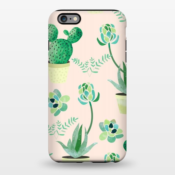 iPhone 6/6s plus StrongFit Cactus Pattern by Uma Prabhakar Gokhale