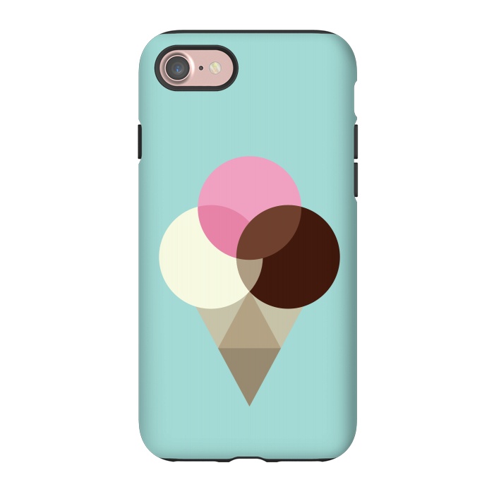 iPhone 7 StrongFit Neapolitan Ice Cream II by Dellán