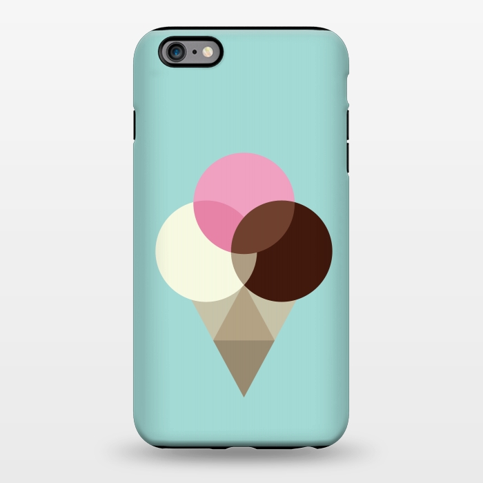 iPhone 6/6s plus StrongFit Neapolitan Ice Cream II by Dellán