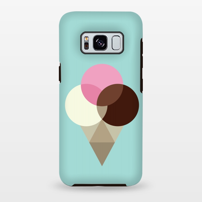 Galaxy S8 plus StrongFit Neapolitan Ice Cream II by Dellán