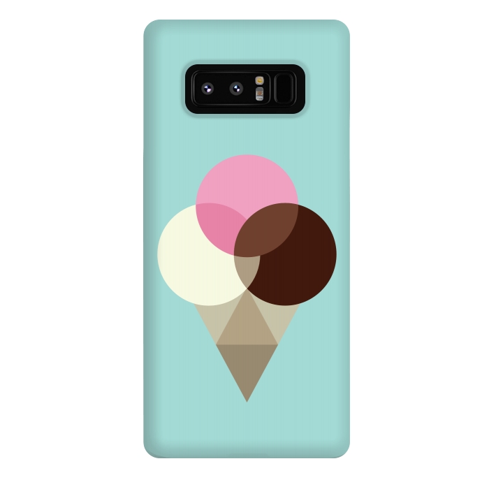 Galaxy Note 8 StrongFit Neapolitan Ice Cream II by Dellán