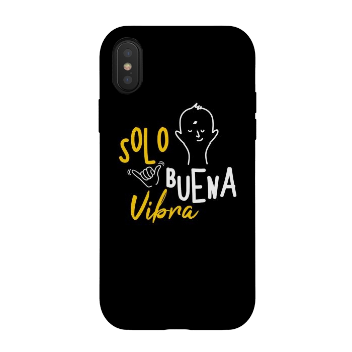 iPhone Xs / X StrongFit Solo buena Vibra  by daivos