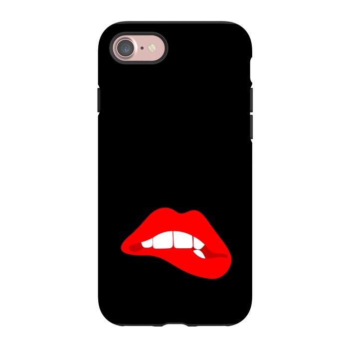 iPhone 7 StrongFit romantic lip by TMSarts