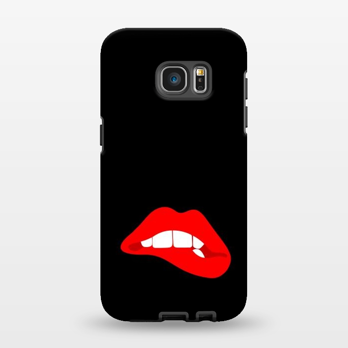 Galaxy S7 EDGE StrongFit romantic lip by TMSarts