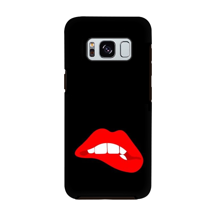 Galaxy S8 StrongFit romantic lip by TMSarts