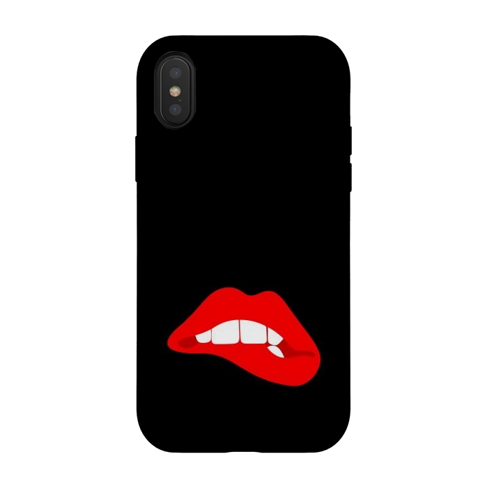 iPhone Xs / X StrongFit romantic lip by TMSarts