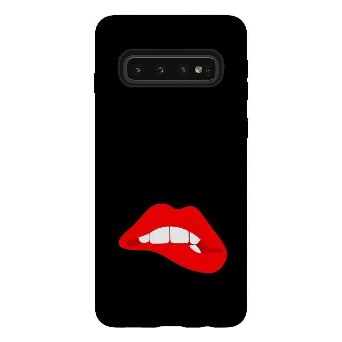 Galaxy S10 StrongFit romantic lip by TMSarts