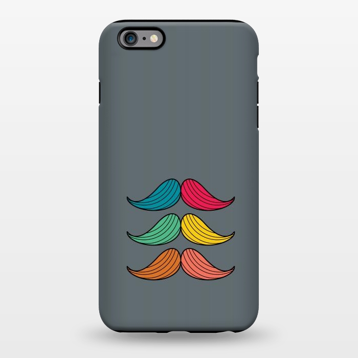 iPhone 6/6s plus StrongFit colorful moustaches by TMSarts