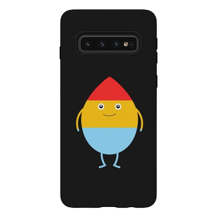 Galaxy S10 StrongFit cute bubble  by TMSarts