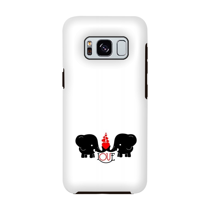 Galaxy S8 StrongFit elephants love by TMSarts