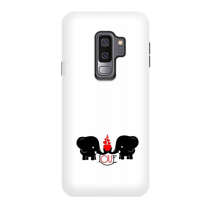 Galaxy S9 plus StrongFit elephants love by TMSarts
