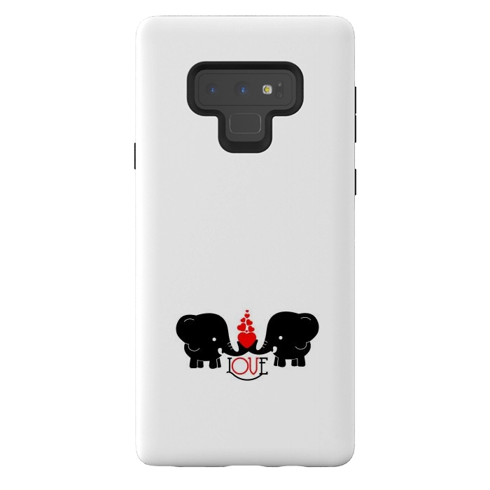 Galaxy Note 9 StrongFit elephants love by TMSarts