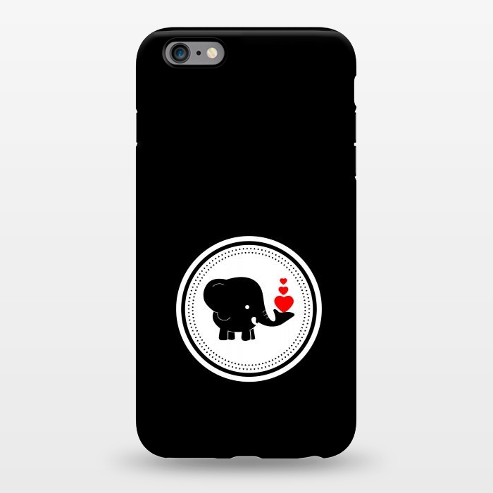 iPhone 6/6s plus StrongFit elephant with hearts by TMSarts