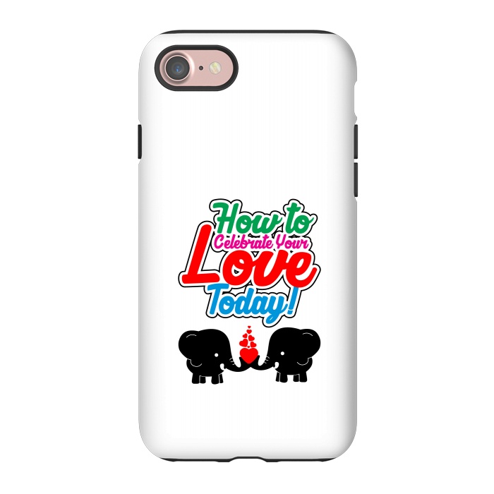 iPhone 7 StrongFit celebrate elephants by TMSarts