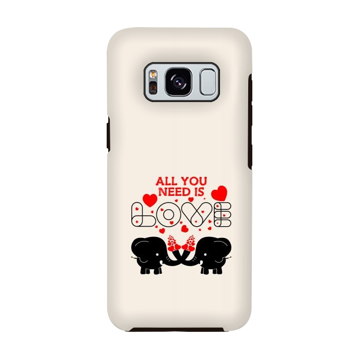 Galaxy S8 StrongFit all you need elephants by TMSarts