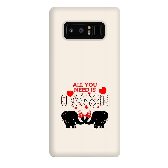 Galaxy Note 8 StrongFit all you need elephants by TMSarts
