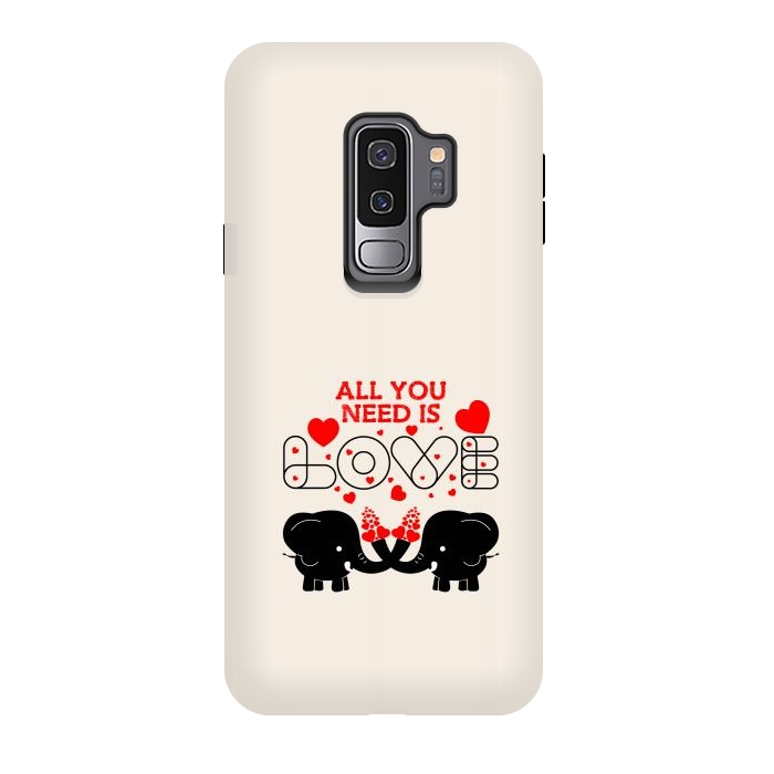 Galaxy S9 plus StrongFit all you need elephants by TMSarts