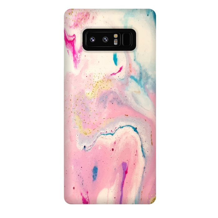 Galaxy Note 8 StrongFit marble abstract pattern by MALLIKA
