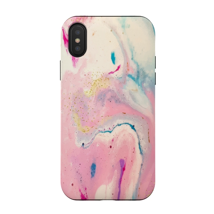 iPhone Xs / X StrongFit marble abstract pattern by MALLIKA