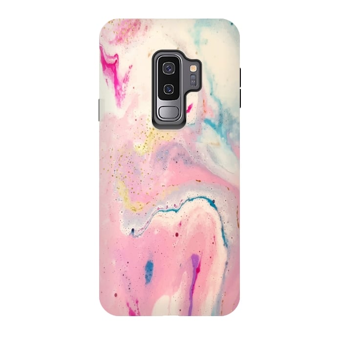 Galaxy S9 plus StrongFit marble abstract pattern by MALLIKA