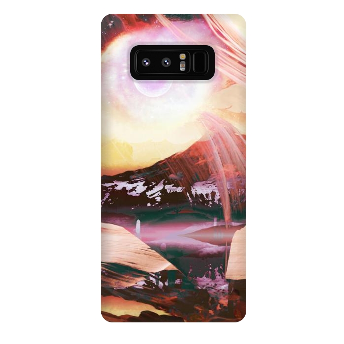 Galaxy Note 8 StrongFit Surreal mountain valley landscape by Oana 