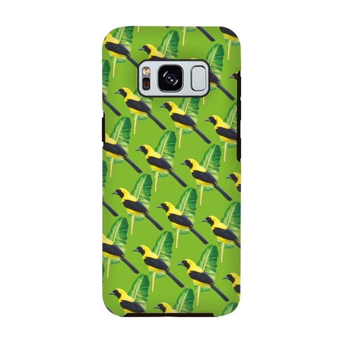 Galaxy S8 StrongFit patrón de pájaros by daivos