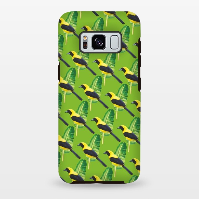 Galaxy S8 plus StrongFit patrón de pájaros by daivos