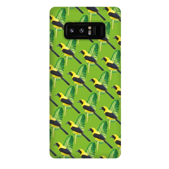 Galaxy Note 8 StrongFit patrón de pájaros by daivos