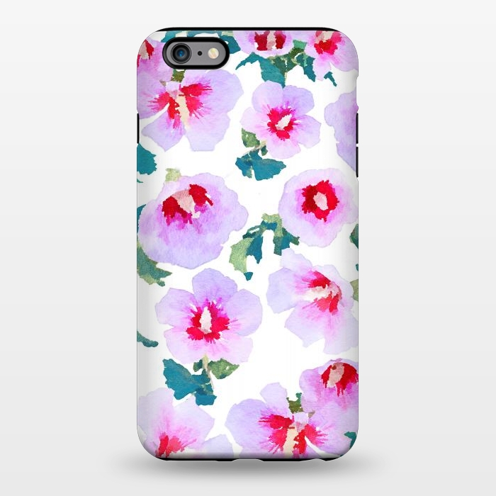 iPhone 6/6s plus StrongFit Rose of Sharon watercolor flowers by Oana 