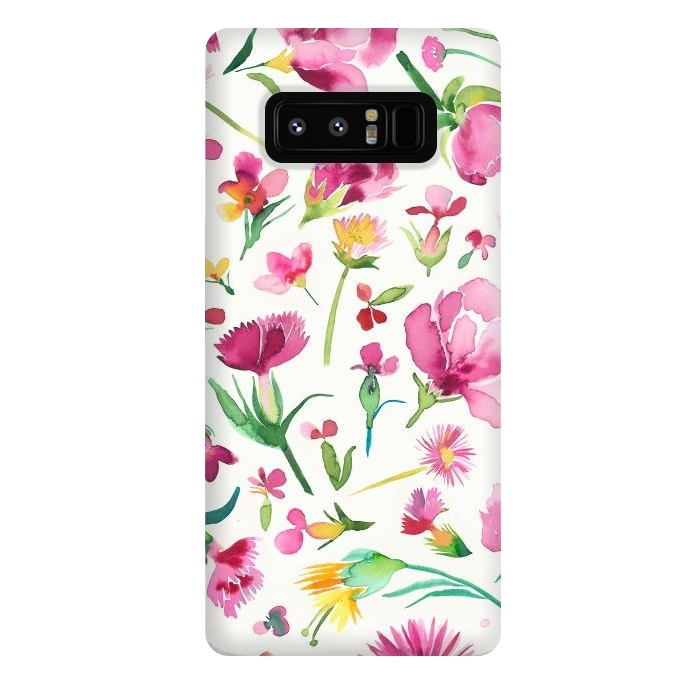 Galaxy Note 8 StrongFit Little Flowers Bud by Ninola Design