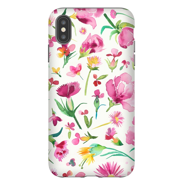 iPhone Xs Max StrongFit Little Flowers Bud by Ninola Design