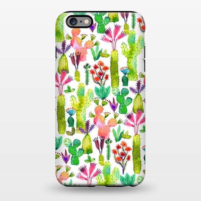 iPhone 6/6s plus StrongFit Funny Cacti Garden by Ninola Design