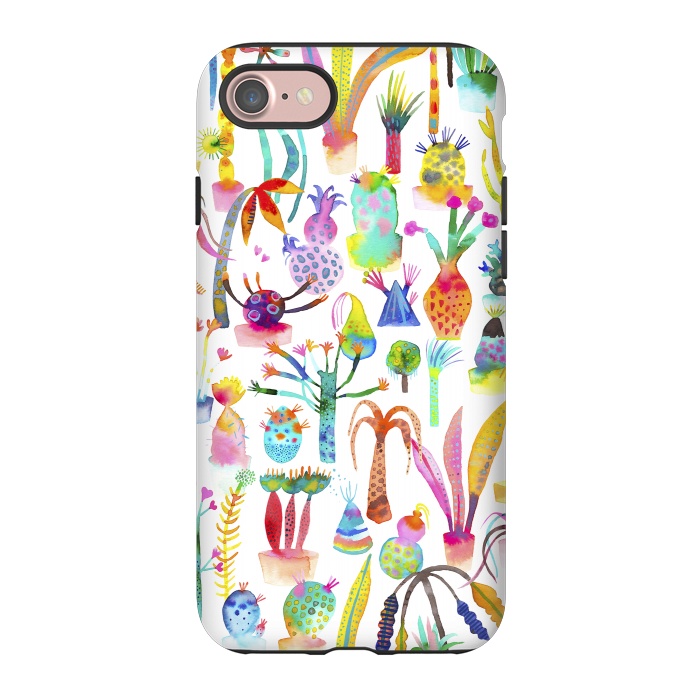 iPhone 7 StrongFit Lush Modern Garden by Ninola Design